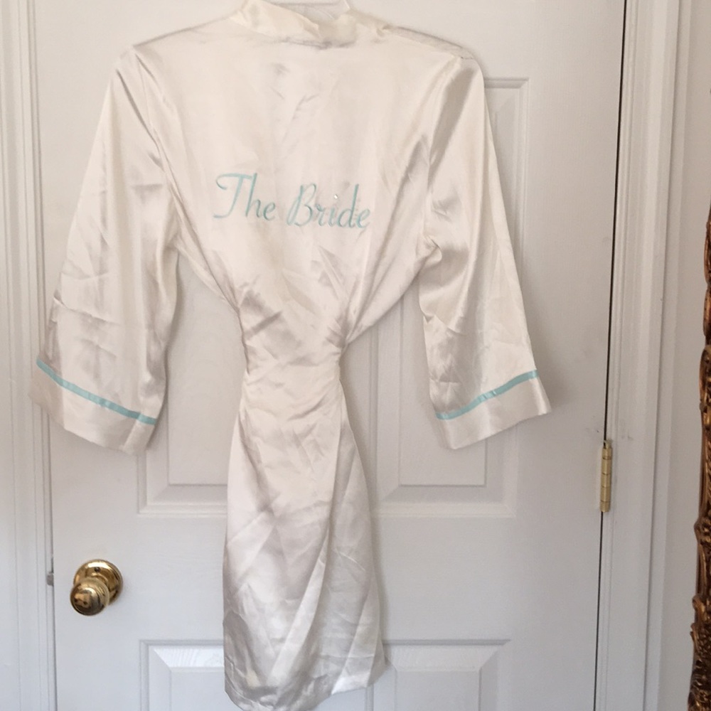 The Bride Silk-Like Robe - Picture 2 of 2